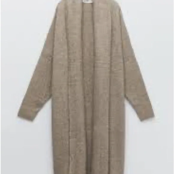 Zara Oversized Sweater Coat Size M - Picture 3 of 12